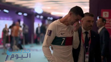 كريستيانو رونالدو يبكي بعد مغادرة كأس العالم