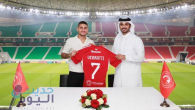 نادي العربي القطري يضم اللاعب الإيطالي ماركو فيراتي إلى صفوفه بشكل رسمي